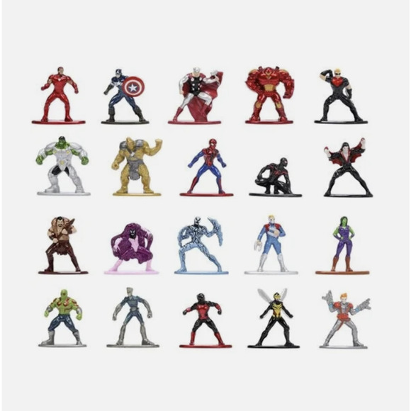 Jada * Marvel 20-Piece Set Wave 6 * Nano Metalfigs Metal Mini Figures 1 2/3" - Picture 3 of 7